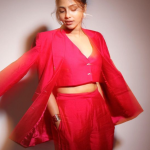 Aishwarya Lekshmi Stuns in Red: A Boss Lady Look